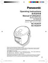 Panasonic NC-HU401P Manuel utilisateur