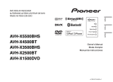 Pioneer AVH-X5500BHS Manuel utilisateur