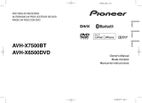 Pioneer AVH-X7500BT Manuel utilisateur