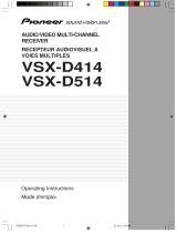 Pioneer VSX-D514 Manuel utilisateur