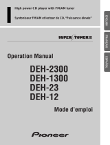 Pioneer DEH-1300 Manuel utilisateur