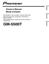 Pioneer GM-5500T Manuel utilisateur