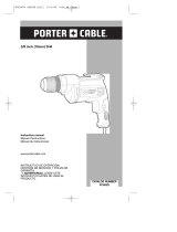 Porter Cable PC600D Manuel utilisateur