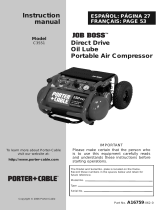 Porter-Cable Job Boss C3551 Manuel utilisateur