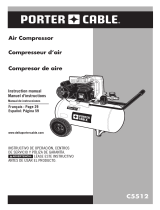 Porter Cable Air Compressor Manuel utilisateur