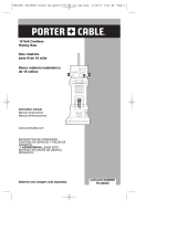 Porter-Cable 90562807 Manuel utilisateur