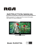 RCA RLED4778A Manuel utilisateur