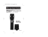 Remington BHT2000 Manuel utilisateur