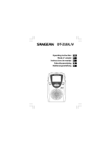 Sangean Electronics DT-210 Manuel utilisateur