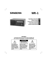 Sangean Electronics WR-1 Manuel utilisateur