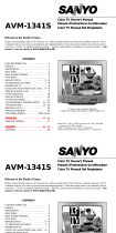 Sanyo AVM-1341S Manuel utilisateur