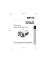 Sanyo VCC-HD2500P/HD2500 Manuel utilisateur