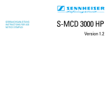 Sennheiser S-MCD 3000 HP Manuel utilisateur
