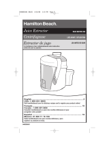 Hamilton Beach 67800 - HealthSmart Juice Extractor Manuel utilisateur