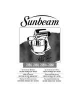 Sunbeam 2360 Manuel utilisateur