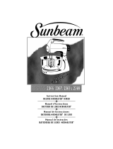 Sunbeam 2386 Manuel utilisateur