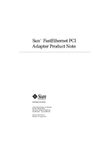 Sun Microsystems Ethernet PCI Adapter Manuel utilisateur