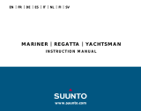 Suunto MARINER | REGATTA | YACHTSMAN Manuel utilisateur