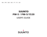 Suunto PM-5/1520 Manuel utilisateur