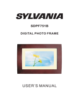 Sylvania SDPF751B Manuel utilisateur