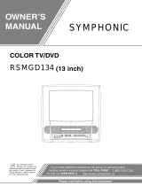 Symphonic RSMGD134 Manuel utilisateur