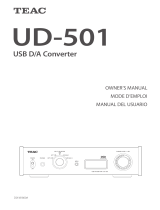 TEAC USB D/A Converter Manuel utilisateur