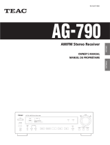 TEAC AG-790 Manuel utilisateur