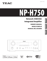 TEAC NP-H750 Manuel utilisateur