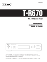 TEAC T-R670 Manuel utilisateur
