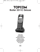 Topcom Butler 2511C Deluxe Manuel utilisateur