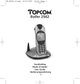 Topcom butler 2562 Manuel utilisateur