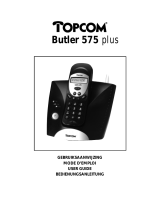 Topcom Butler 575 Plus Manuel utilisateur