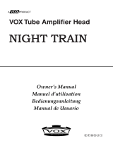 Vox NIGHT TRAIN Manuel utilisateur