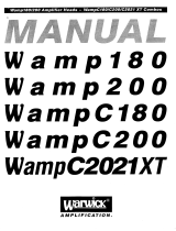 Warwick Wamp C180 Manuel utilisateur