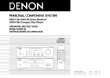 Denon DCD-F100 Manuel utilisateur