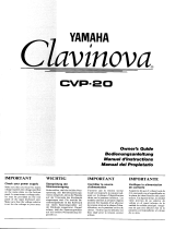 Yamaha CVP-20 Manuel utilisateur