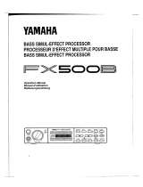 Yamaha FX500B Manuel utilisateur
