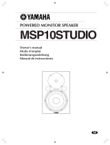 Yamaha MSP10 Studio Manuel utilisateur