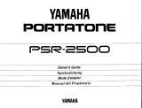 Yamaha PSR-2500 Manuel utilisateur