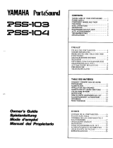 Yamaha PSS-104 Manuel utilisateur