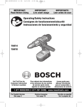 Bosch Power Tools 15614 Manuel utilisateur