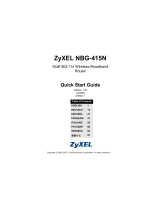 ZyXEL Communications 1-NBG-415N Manuel utilisateur