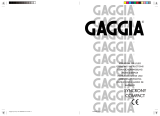 Gaggia SUP025Y Le manuel du propriétaire