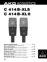 AKG Acoustics C 414 B-XLS Le manuel du propriétaire