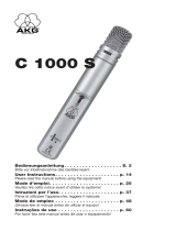 AKG C 1000 S Le manuel du propriétaire