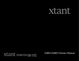 Xtant A6001 Manuel utilisateur