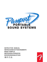 Fender Passport Portable Sound Systems Manuel utilisateur