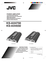 JVC AX4550 - Amplifier Manuel utilisateur