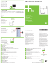 HP Color LaserJet CP4005 Printer series Mode d'emploi