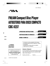 Aiwa CDC-X237 Operating Instructions Manual